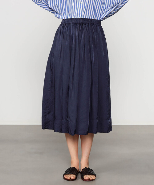 GALLEGO DESPORTES（ギャレゴデスポート）の「GALLEGO DESPORTES | ギャザースカート WOMEN（スカート・レディース・レッド/ネイビー・ONE）」の8枚目の写真