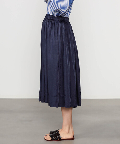 GALLEGO DESPORTES（ギャレゴデスポート）の「GALLEGO DESPORTES | ギャザースカート WOMEN（スカート・レディース・レッド/ネイビー・ONE）」の9枚目の写真