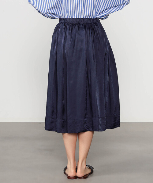 GALLEGO DESPORTES（ギャレゴデスポート）の「GALLEGO DESPORTES | ギャザースカート WOMEN（スカート・レディース・レッド/ネイビー・ONE）」の10枚目の写真