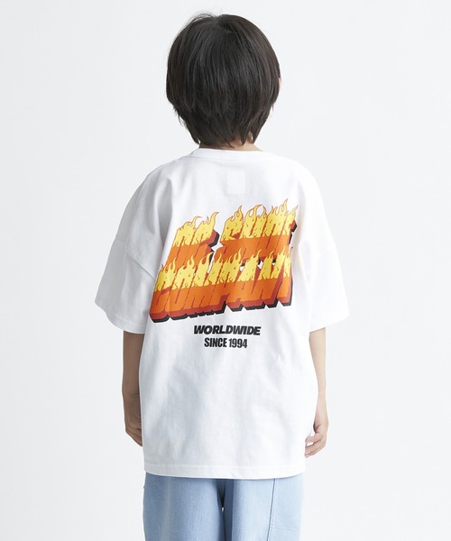 DC SHOES(ディーシーシューズ)の「24 KD BURNER SS/DCバックプリント半袖Tシャツ(Tシャツ/カットソー・キッズ・ホワイト/ブラック/ベージュ・130/120/160/150/140)」の2枚目の写真