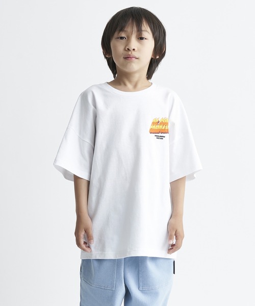 DC SHOES(ディーシーシューズ)の「24 KD BURNER SS/DCバックプリント半袖Tシャツ(Tシャツ/カットソー・キッズ・ホワイト/ブラック/ベージュ・130/120/160/150/140)」の4枚目の写真