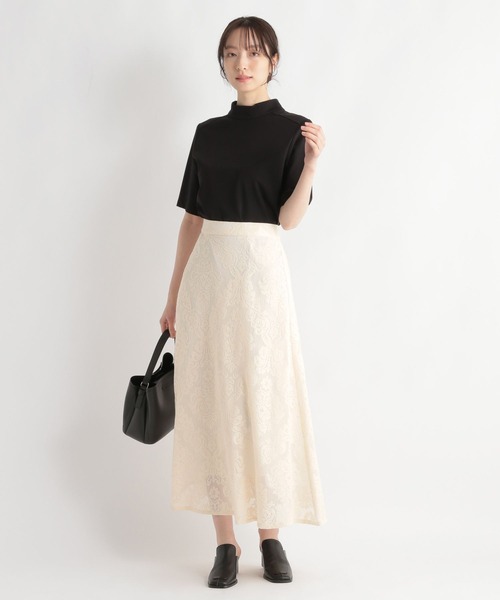 Andemiu（アンデミュウ）の「2WAYスタンドカット110500（Tシャツ/カットソー・レディース・ホワイト/ブラック/ブルー・FREE）」の6枚目の写真