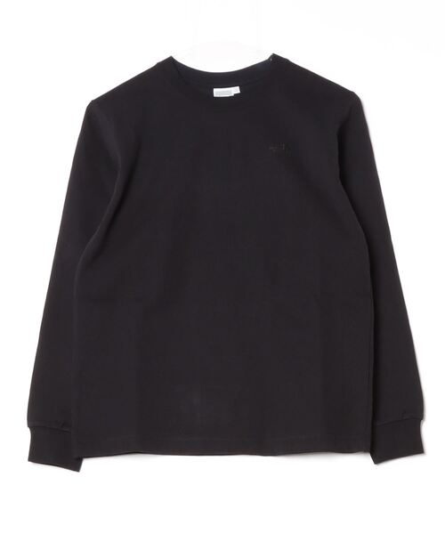 THE NORTH FACE（ザノースフェイス）の「ザ ノース フェイス THE NORTH FACE L/S Nuptse Cotton Tee_ロングスリーブヌプシコットンティー（Tシャツ/カットソー・レディース・ホワイト/ブラック/オフホワイト・L/M/S）」の3枚目の写真