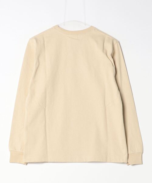 THE NORTH FACE（ザノースフェイス）の「ザ ノース フェイス THE NORTH FACE L/S Nuptse Cotton Tee_ロングスリーブヌプシコットンティー（Tシャツ/カットソー・レディース・ホワイト/ブラック/オフホワイト・L/M/S）」の4枚目の写真