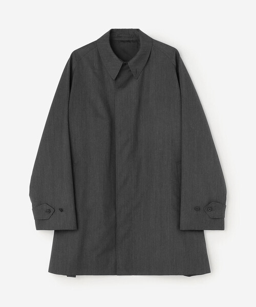 Kaptain Sunshine(キャプテン サンシャイン)の「KAPTAIN SUNSHINE | ショートウォーカーコート MEN(ステンカラーコート・メンズ・チャコール・40/38)」の12枚目の写真