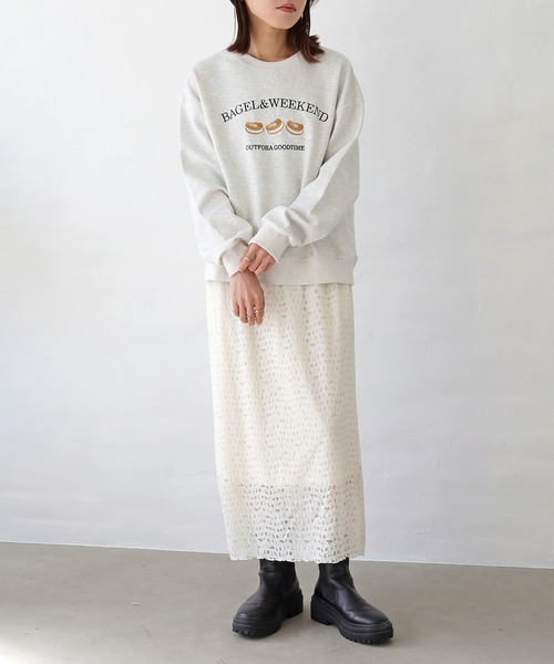 Crisp（クリスプ）の「レースストレートスカート（スカート・レディース・アイボリー・FREE）」の22枚目の写真