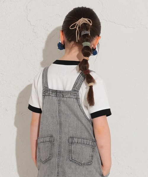 Ocean&Ground（オーシャン&グラウンド）の「Utah State リンガーTシャツ（80～140cm）（Tシャツ/カットソー・キッズ・ミント/キナリ/パープル/ホワイト・120/100/80/95/90/140/130/110）」の13枚目の写真