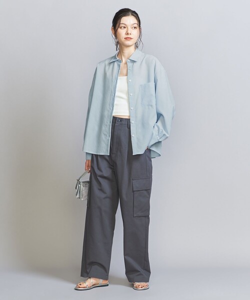 BEAUTY&YOUTH UNITED ARROWS（ビューティーアンドユースユナイテッドアローズ）の「バックタック シャツ（シャツ/ブラウス・レディース・ライトブルー/ライム/ナチュラル・FREE）」の15枚目の写真