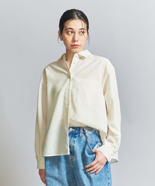 BEAUTY&YOUTH UNITED ARROWS（ビューティーアンドユースユナイテッドアローズ）の「バックタック シャツ（シャツ/ブラウス・レディース・ライトブルー/ライム/ナチュラル・FREE）」の16枚目の写真