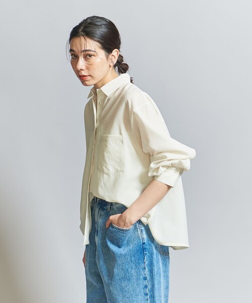 BEAUTY&YOUTH UNITED ARROWS（ビューティーアンドユースユナイテッドアローズ）の「バックタック シャツ（シャツ/ブラウス・レディース・ライトブルー/ライム/ナチュラル・FREE）」の17枚目の写真