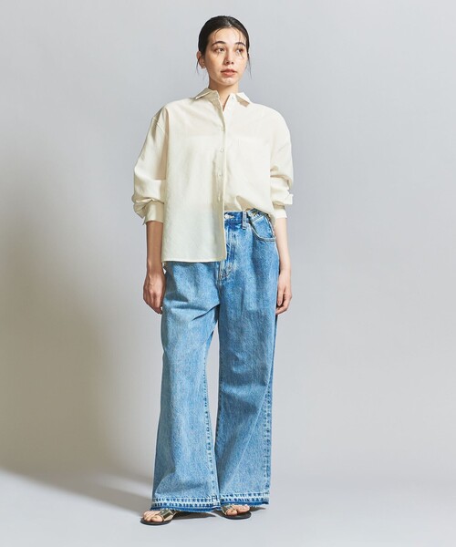 BEAUTY&YOUTH UNITED ARROWS（ビューティーアンドユースユナイテッドアローズ）の「バックタック シャツ（シャツ/ブラウス・レディース・ライトブルー/ライム/ナチュラル・FREE）」の7枚目の写真