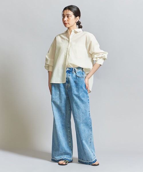 BEAUTY&YOUTH UNITED ARROWS（ビューティーアンドユースユナイテッドアローズ）の「バックタック シャツ（シャツ/ブラウス・レディース・ライトブルー/ライム/ナチュラル・FREE）」の8枚目の写真