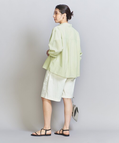 BEAUTY&YOUTH UNITED ARROWS（ビューティーアンドユースユナイテッドアローズ）の「バックタック シャツ（シャツ/ブラウス・レディース・ライトブルー/ライム/ナチュラル・FREE）」の12枚目の写真