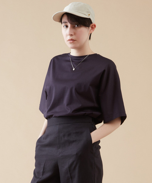 martinique(マルティニーク)の「ESSENTIAL BIG T(Tシャツ/カットソー・レディース・ホワイト/ネイビー/ブラック・FREE)」の3枚目の写真