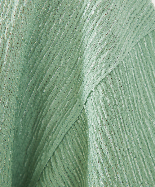 abahouse mavie（アバハウスマヴィ）の「楊柳半袖Tシャツ（Tシャツ/カットソー・レディース・ホワイト/ブラック/セージグリーン・フリー）」の12枚目の写真