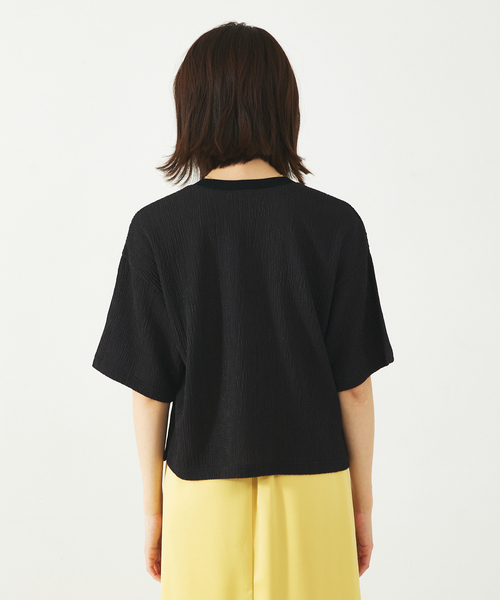 abahouse mavie（アバハウスマヴィ）の「楊柳半袖Tシャツ（Tシャツ/カットソー・レディース・ホワイト/ブラック/セージグリーン・フリー）」の18枚目の写真