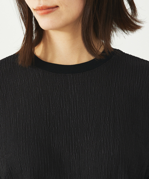 abahouse mavie（アバハウスマヴィ）の「楊柳半袖Tシャツ（Tシャツ/カットソー・レディース・ホワイト/ブラック/セージグリーン・フリー）」の19枚目の写真