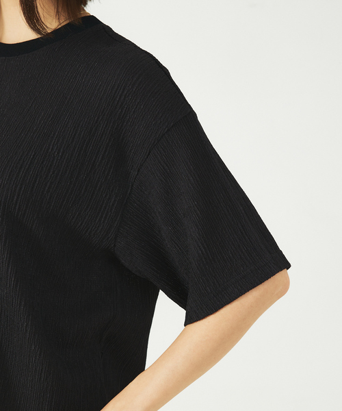 abahouse mavie（アバハウスマヴィ）の「楊柳半袖Tシャツ（Tシャツ/カットソー・レディース・ホワイト/ブラック/セージグリーン・フリー）」の20枚目の写真