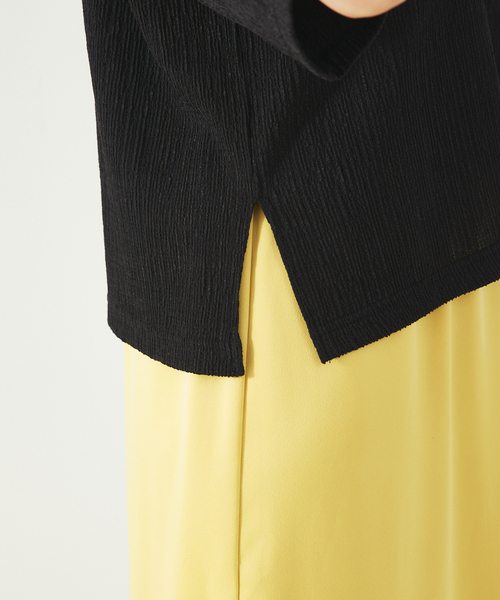 abahouse mavie（アバハウスマヴィ）の「楊柳半袖Tシャツ（Tシャツ/カットソー・レディース・ホワイト/ブラック/セージグリーン・フリー）」の21枚目の写真