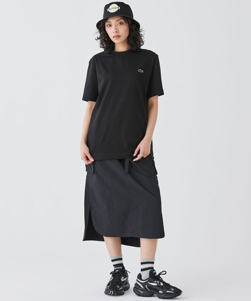 LACOSTE（ラコステ）の「テニスボールプリントバケットハット（ハット・レディース・ブラック・57cm）」の4枚目の写真