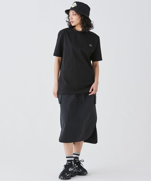 LACOSTE（ラコステ）の「テニスボールプリントバケットハット（ハット・レディース・ブラック・57cm）」の5枚目の写真