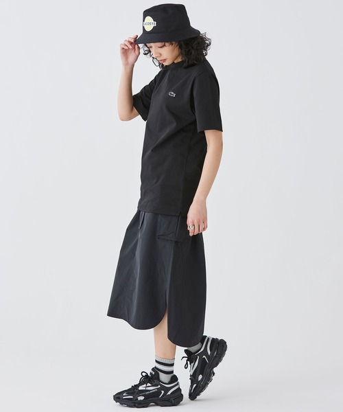 LACOSTE（ラコステ）の「テニスボールプリントバケットハット（ハット・レディース・ブラック・57cm）」の6枚目の写真