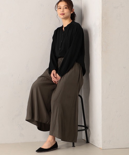 FOUND GOOD(ファウンドグッド)の「サラサラスキッパーブラウス(シャツ/ブラウス・レディース・イエロー系/グレー系1/ブラック/グレー系/ホワイト系5・LARGE/MEDIUM/SMALL)」の3枚目の写真