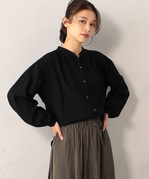 セール】サラサラスキッパーブラウス（シャツ/ブラウス）｜FOUND