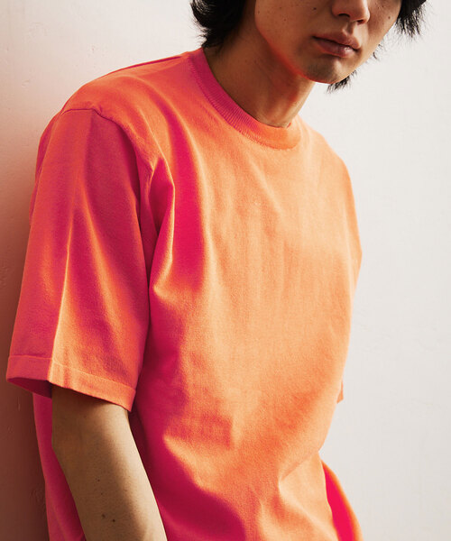 417 EDIFICE(フォーワンセブンエディフィス)の「アンチピリング シルキーニットTEE(ニット/セーター・メンズ・ベージュ/ネイビー/オレンジ/グレー/ブルー・SMALL/MEDIUM/LARGE)」の16枚目の写真