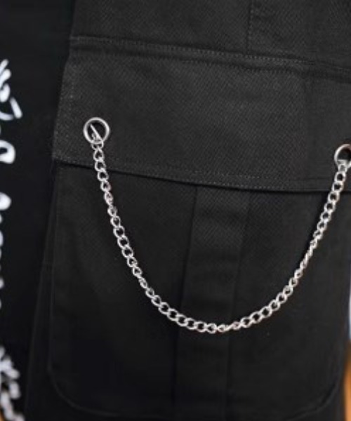 A'GEM9（エージェムナイン）の「『古怪舎/グガイシャ』  プリントカーゴパンツ（カーゴパンツ・レディース・ブラック・L/M）」の16枚目の写真