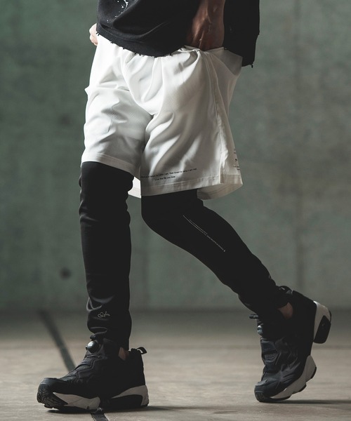GLIMCLAP（グリムクラップ）の「mp12256- Logo design leggings レギンス（その他パンツ・メンズ・ブラック・L/M/S）」の4枚目の写真