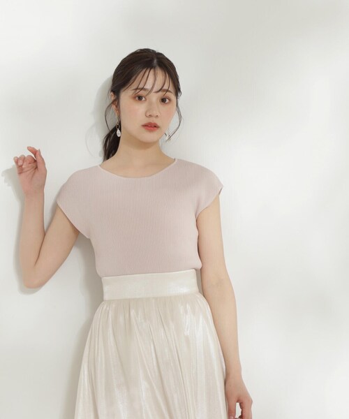 PROPORTION BODY DRESSING(プロポーションボディドレッシング)の「ボートネックリブニット / 1214170505(ニット/セーター・レディース・ベージュ/レッド/ブルー/ブラック・FREE)」の22枚目の写真