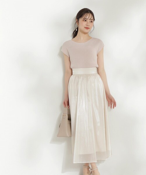 PROPORTION BODY DRESSING(プロポーションボディドレッシング)の「ボートネックリブニット / 1214170505(ニット/セーター・レディース・ベージュ/レッド/ブルー/ブラック・FREE)」の21枚目の写真