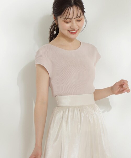 PROPORTION BODY DRESSING(プロポーションボディドレッシング)の「ボートネックリブニット / 1214170505(ニット/セーター・レディース・ベージュ/レッド/ブルー/ブラック・FREE)」の19枚目の写真