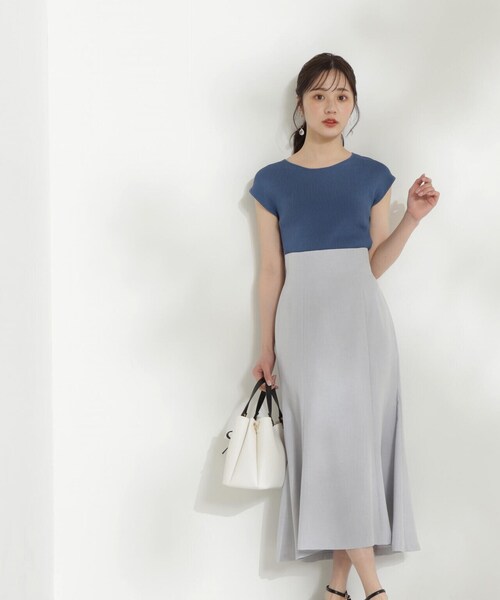 PROPORTION BODY DRESSING(プロポーションボディドレッシング)の「ボートネックリブニット / 1214170505(ニット/セーター・レディース・ベージュ/レッド/ブルー/ブラック・FREE)」の8枚目の写真