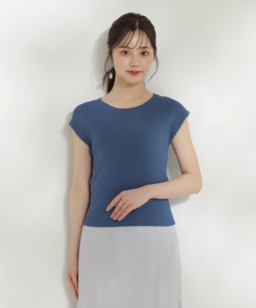PROPORTION BODY DRESSING(プロポーションボディドレッシング)の「ボートネックリブニット / 1214170505(ニット/セーター・レディース・ベージュ/レッド/ブルー/ブラック・FREE)」の5枚目の写真