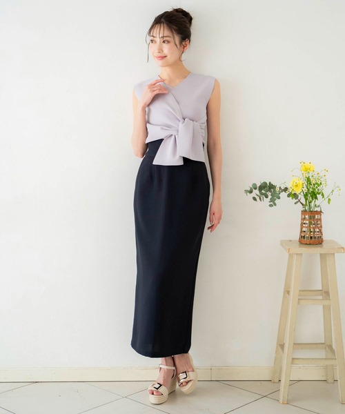 NOELA（ノエラ）の「コクーンタイトスカート（スカート・レディース・ベージュ/ネイビー/レッド・S/M）」の8枚目の写真