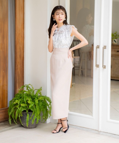 NOELA（ノエラ）の「コクーンタイトスカート（スカート・レディース・ベージュ/ネイビー/レッド・S/M）」の12枚目の写真