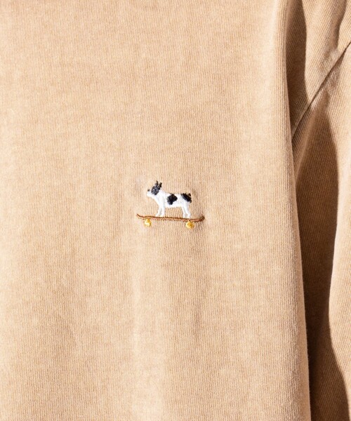セール】【GLOSTER/グロスター】フレンチブルドッグ刺繍