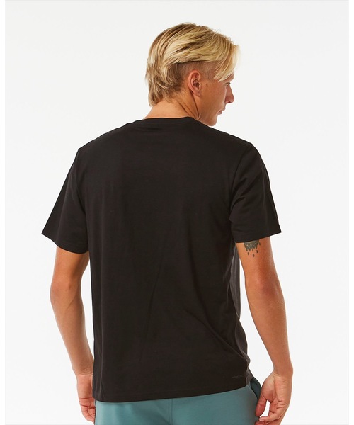 rip curl(リップカール)の「【RIPCURL(リップカール)】M VAPORCOOL MEDINA SEACELL TEE/吸水速乾消臭機能付きリラックスフィット半袖Tシャツ(Tシャツ/カットソー・メンズ・ブラック/ブルー系その他・LARGE/MEDIUM)」の6枚目の写真