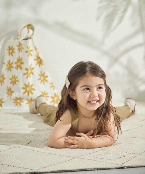 sea and shells by pairmanon（シーアンドシェルズバイペアマノン）の「【sea and shells by pairmanon】ワイドストラップ リブ キャミソール（その他ベビーウェア・キッズ・カーキ/アイボリー/ベージュ・90/80/100/110）」の20枚目の写真