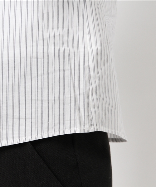 Discoat Parisien（ディスコートパリシアン）の「ブロードレギュラーシャツ（シャツ/ブラウス・レディース・ホワイト/ブルー/オフホワイト/ネイビー・MEDIUM/LARGE）」の12枚目の写真