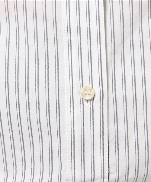 Discoat Parisien（ディスコートパリシアン）の「ブロードレギュラーシャツ（シャツ/ブラウス・レディース・ホワイト/ブルー/オフホワイト/ネイビー・MEDIUM/LARGE）」の13枚目の写真