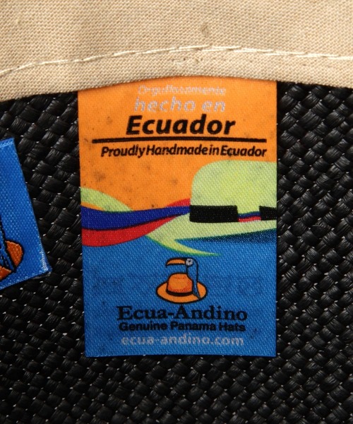Ecua-Andino(エクアアンディーノ)の「【Ecua-Andino】パナマハット HAT(ハット・レディース・ブラック/ナチュラル・FREE)」の16枚目の写真
