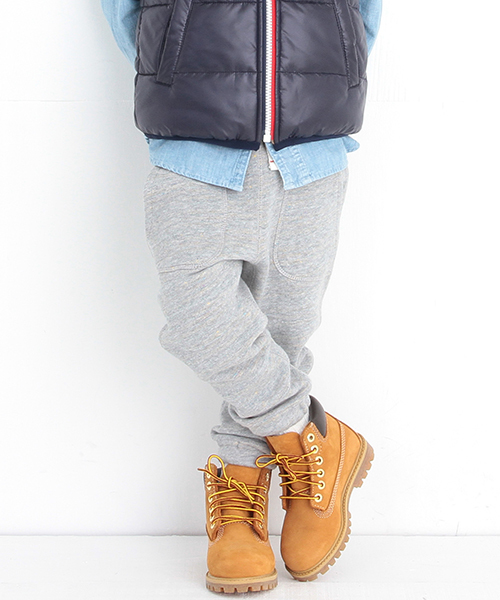 B:MING by BEAMS（ビーミングバイビームス）の「ビーミング by ビームス / 裏ボーダー スウェットパンツ（その他パンツ・キッズ・グレー/ピンク/ネイビー・140/100/120/150/110/130/80/90）」の13枚目の写真