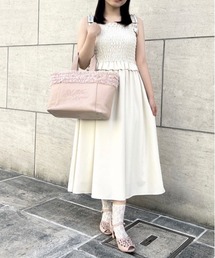 F i.n.t | ロゴリボンシャーリングワンピース(ワンピース)