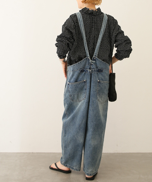 11OZデニム ミドルバックオーバーオール（サロペット/オーバーオール