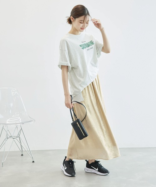 ROPE' PICNIC(ロペピクニック)の「メタリックスカート(スカート・レディース・シルバー/ゴールド/ブラック・38)」の15枚目の写真