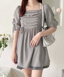 apres jour clair | 【apres jour clair】ドロストペプラムTOPS【ZOZOTOWN限定アイテム】(シャツ/ブラウス)