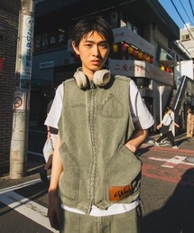 WudgeBoy | chemical wash vest(ニット/セーター)